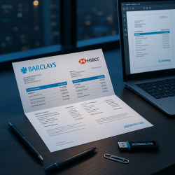 UK Bank Statement Replacement PDF