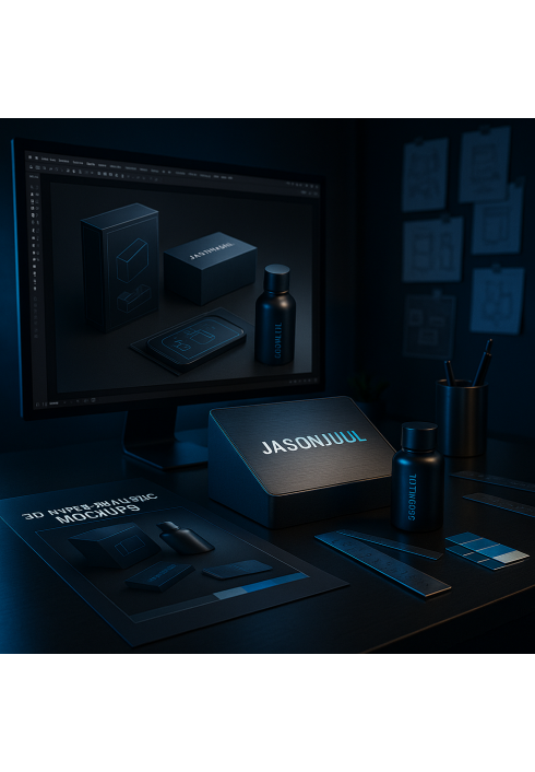 3D + Hyper-Realistic Product Mockups