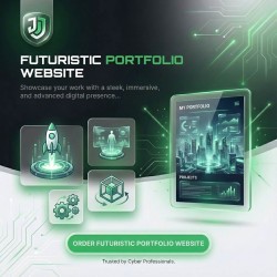 Futuristic Portfolio Website for Creators
