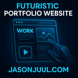 Futuristic Portfolio Website for Creators