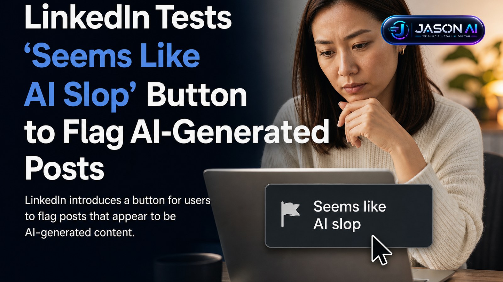 LinkedIn Tests ‘Seems Like AI Slop’ Button to Flag AI-Generated Posts