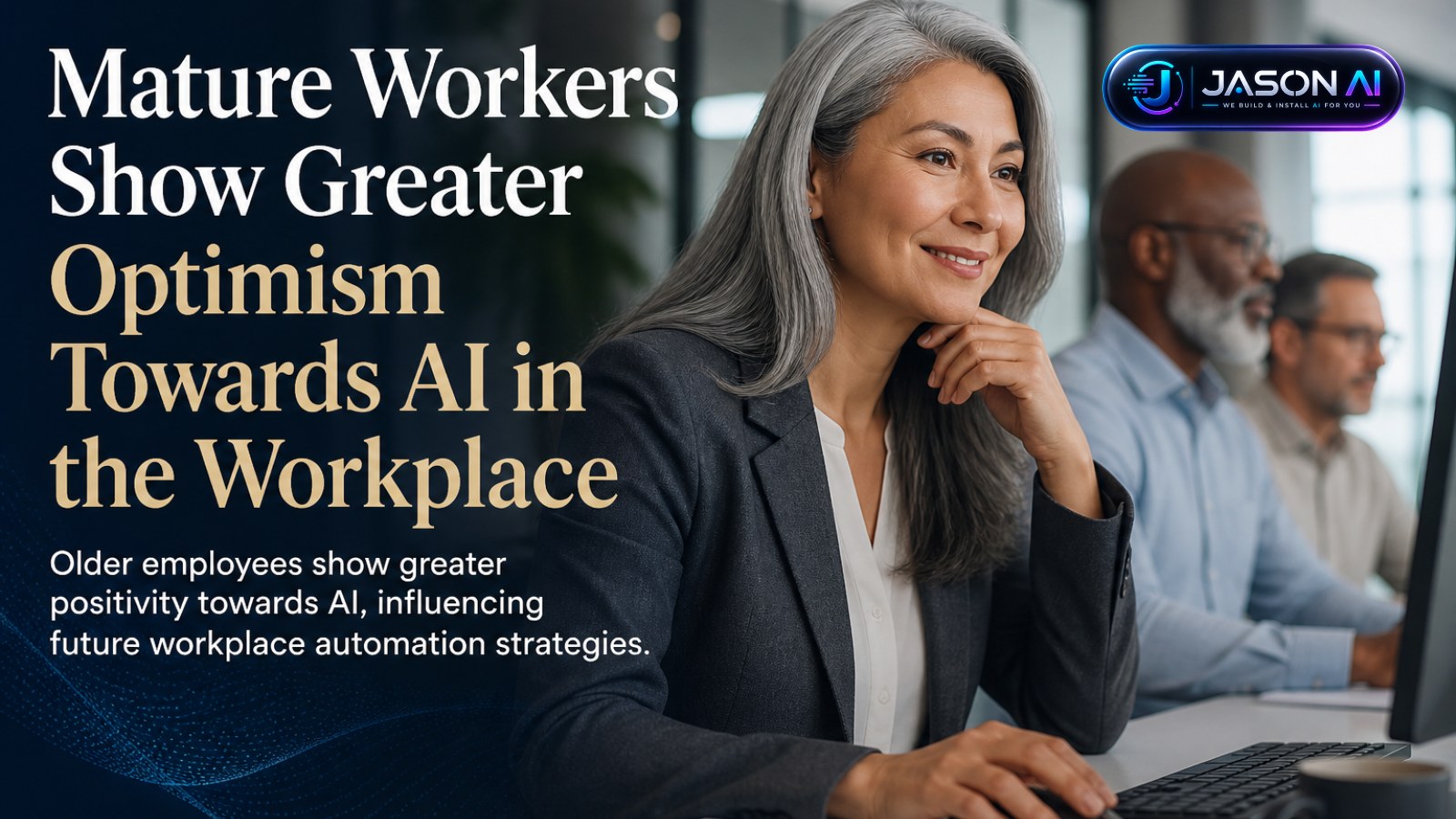 Mature Workers Show Greater Optimism Towards AI in the Workplace