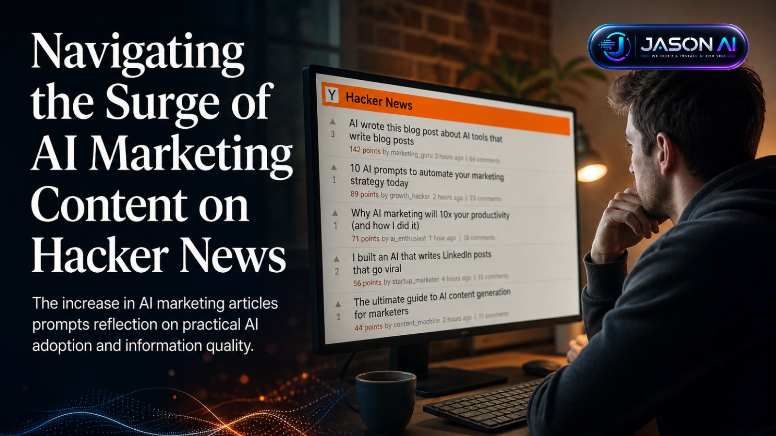 Navigating the Surge of AI Marketing Content on Hacker News