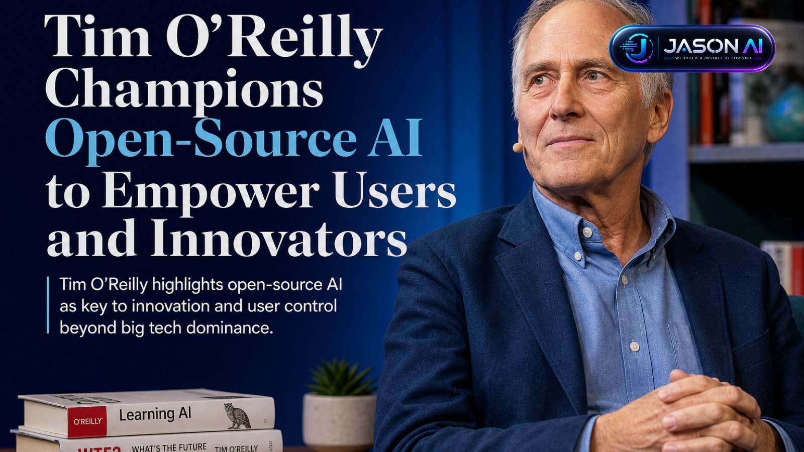 Tim O’Reilly Champions Open-Source AI to Empower Users and Innovators